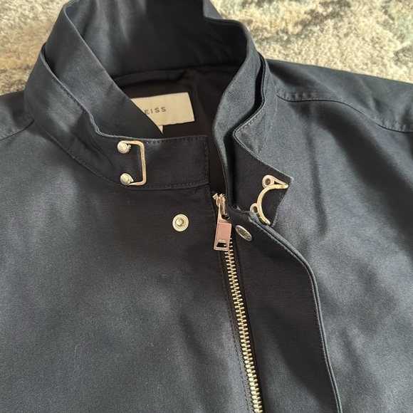 Men’s Reiss Bartlett Jacket in Navy - Picture 5 of 11